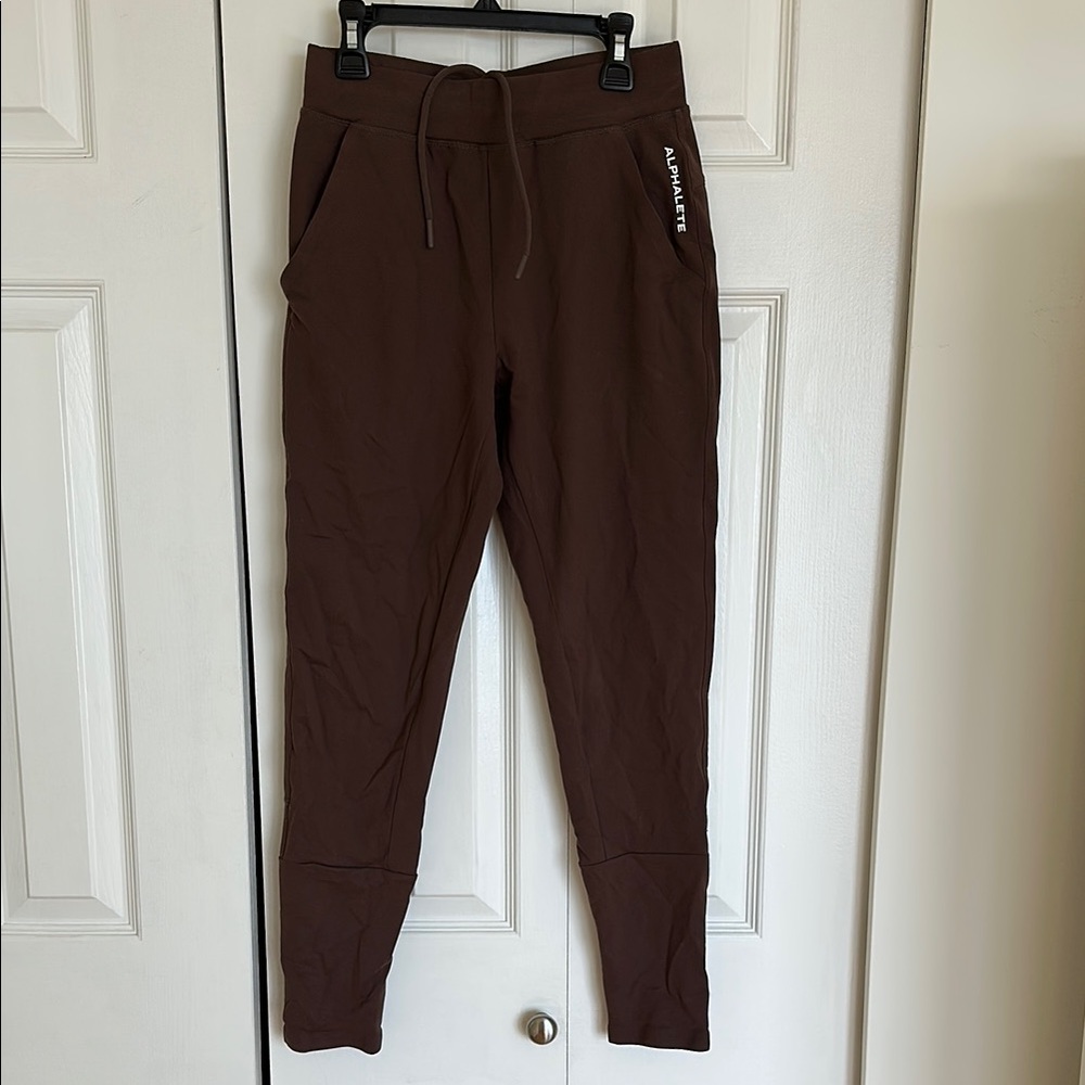 Alphalete XS Espresso Brown Jogger Pants